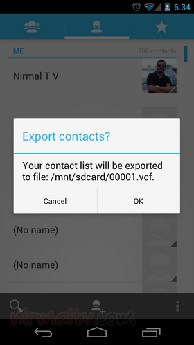 Confirm Trasferire contatti da Android ad iPhone e da iPhone ad Android