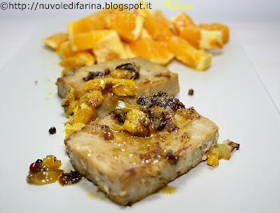 Filetti di merluzzo all'arancia e vermouth bianco