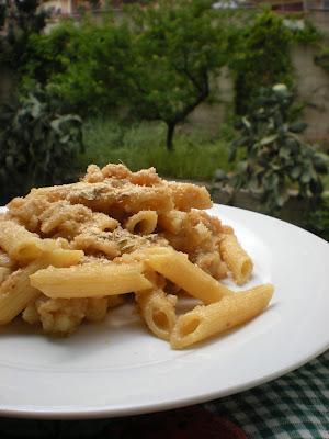 Penne al cavolfiore in crema di alici