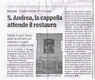 Memoria, cultura ed assessorati: il compatrono dimenticato