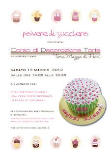 Corso base di cake design a maggio e giugno: il mazzo di fiori e l'orsetto