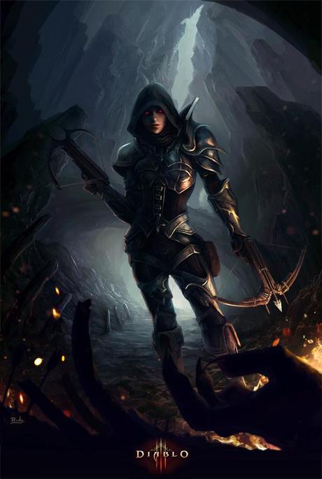 Illustrazione digitale: Diablo 3 fan art