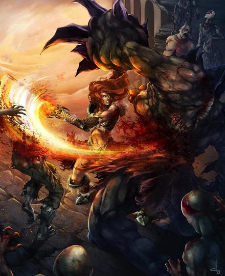 Illustrazione digitale: Diablo 3 fan art