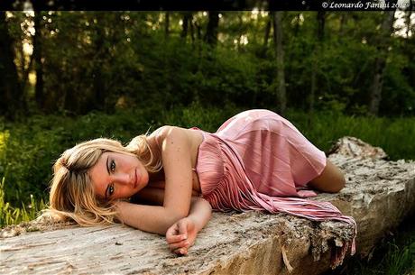 A pink dress photographed by Leonardo Fanini !