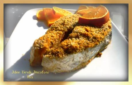 Salmone croccante al forno