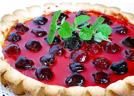 Crostata pour Monsieur con Confiture pour Monsieur (ciliegie al kirsch)