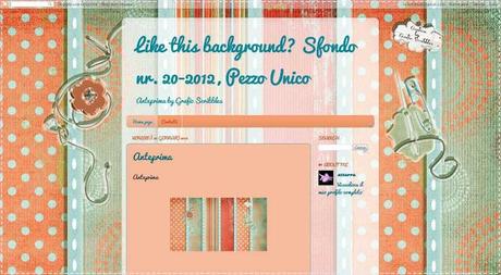 Like this background? Sfondo nr. 20-2012, Pezzo Unico