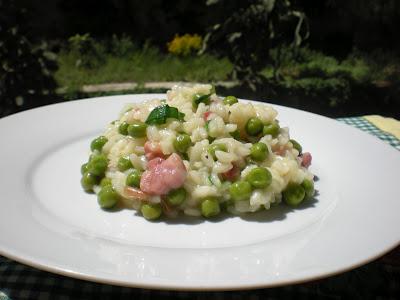 Risotto Piselli e Pancetta Affumicata...alis Risi e Bisi fumè :P