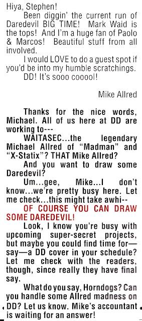 MIKE ALLRED: DA FANBOY A GUEST ARTIST DI DAREDEVIL