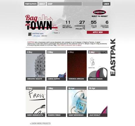 Eastpak lancia “Bag in Town” | Progetta la tua borsa!