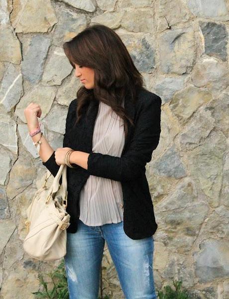 OUTFIT: Plissè, Lace and Denim