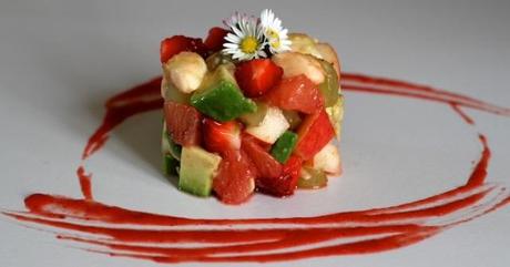 Fruit salad, fondue di fragole (autoprodotte!)