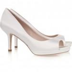 Miu Miu Satin Peep-Toe Pumps