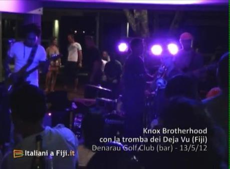Knox Brotherhood surante la serata finale del Fiji International Jazz and Blues Festival 2012