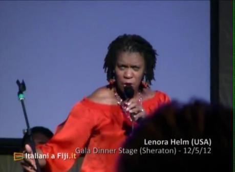 Fiji International Jazz and Blues Festival 2012 - i video e i pareri Lenora Helm al Grand Gala