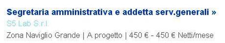 450 Euro al mese? E la vergogna?