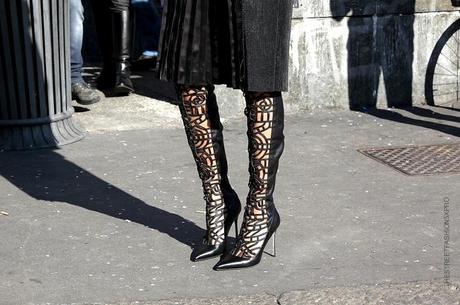 In the Street...Giovanna Battaglia...Love for the Leather