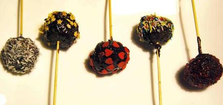 Primi Cake pops...naturalmente riciclando!