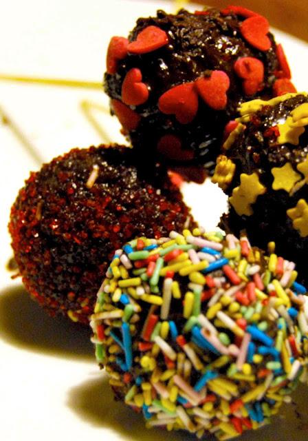 Primi Cake pops...naturalmente riciclando!