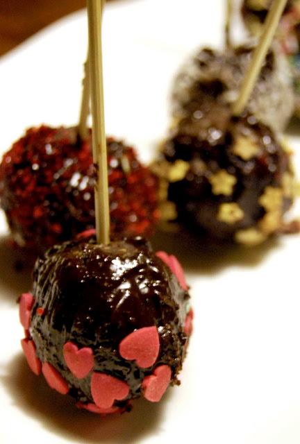 Primi Cake pops...naturalmente riciclando!