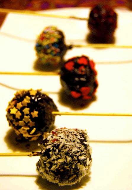 Primi Cake pops...naturalmente riciclando!