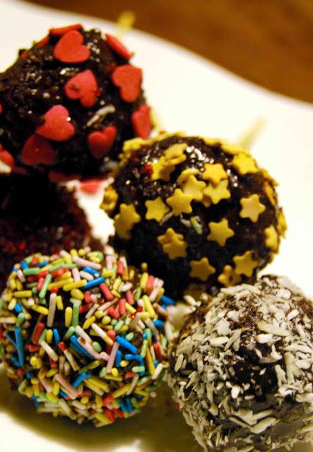 Primi Cake pops...naturalmente riciclando!