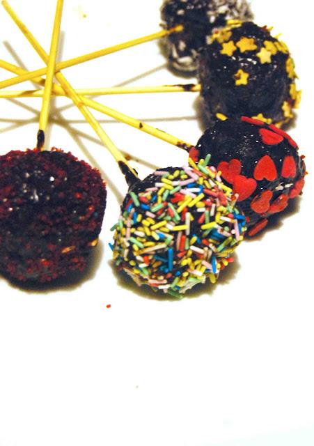 Primi Cake pops...naturalmente riciclando!