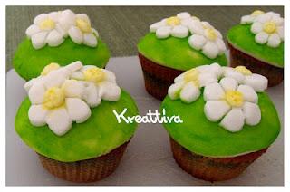 Bouquet di cupcake cocco e amarene