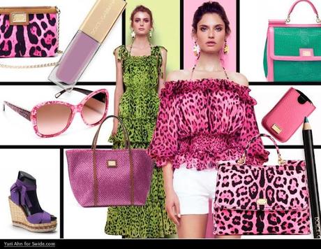 La Stampa leopard fluo Dolce & Gabbana