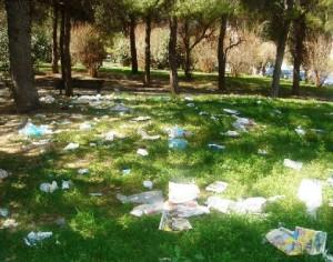 Giardini: erba rasa e secca, altri danni