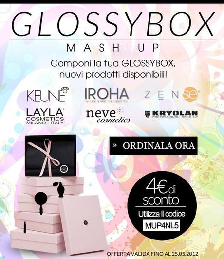 Sconto 4€ glossybox mash up fino al 25.05