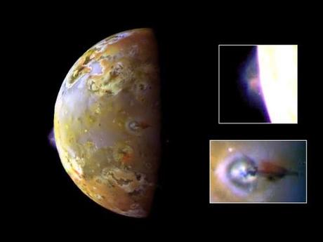 Io, un satellite dai molteplici vulcani