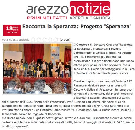 Racconta la Speranza: (quasi) ultimo atto!