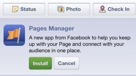 Facebook Pages Manager disponibile al download gratuito anche in Italia