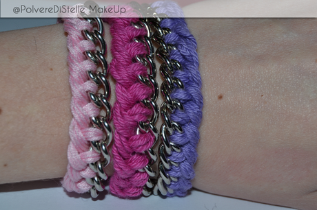 Tutorial: Realizzare Chain Bracelet : Bracciali con filo e catena