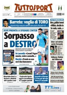 Ecco le prime pagine della Gazzetta – Corriere dello Sport – Tuttosport