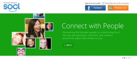 Microsoft lancia il suo social so.cl