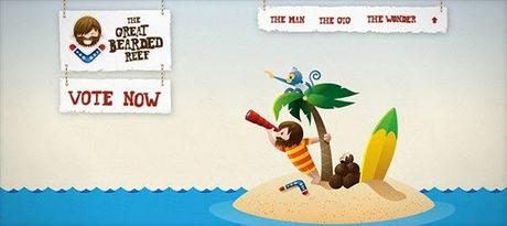 one page web design the great berded reef