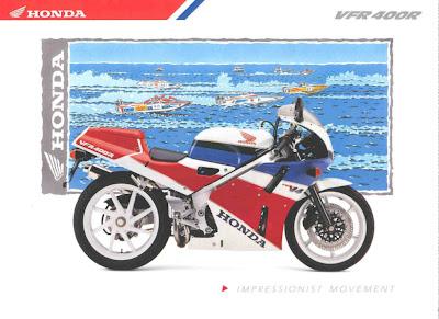 Vintage Brochures: Honda VFR 400 R 1989 (UK)