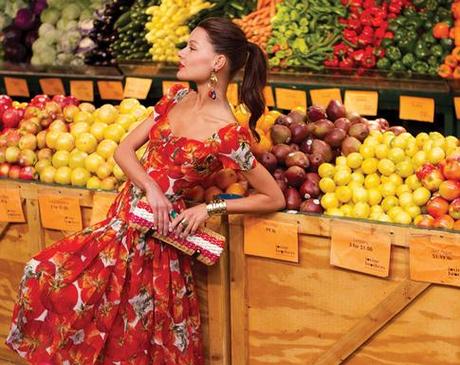 Vegetable print di Dolce & Gabbana, le stampe vegetariane per l'estate