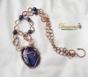 Wire wrapping: Marina necklace