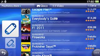 Playstation Vita : Modnation Racers, Everybody's Golf e Reality Fighters a 15 €