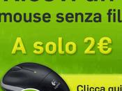 Mouse senza fili wireless della logitech soli euro