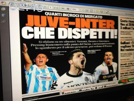 Foto – Ecco la prima pagina in anteprima della Gazzetta dello Sport