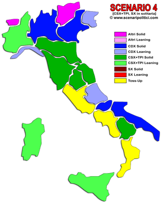 Sondaggio GPG: Scenario 4, CDX +1,8%, nessuna chiara maggioranza al Senato