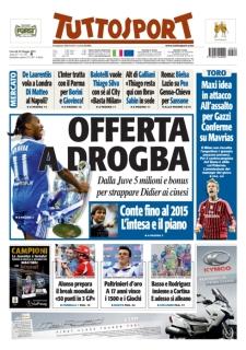 Ecco le prime pagine del Corriere dello Sport – Gazzetta -Tuttosport