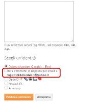 Come ricevere ogni tot i commenti da blogspot