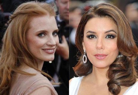 jessica chastain e eva longoria a cannes