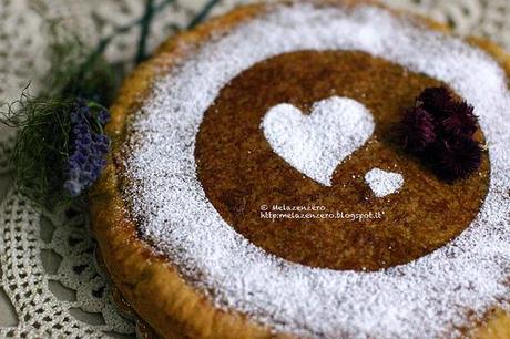 frangipane ai pistacchi e marmellata di arance