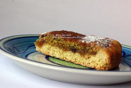 frangipane ai pistacchi e marmellata di arance